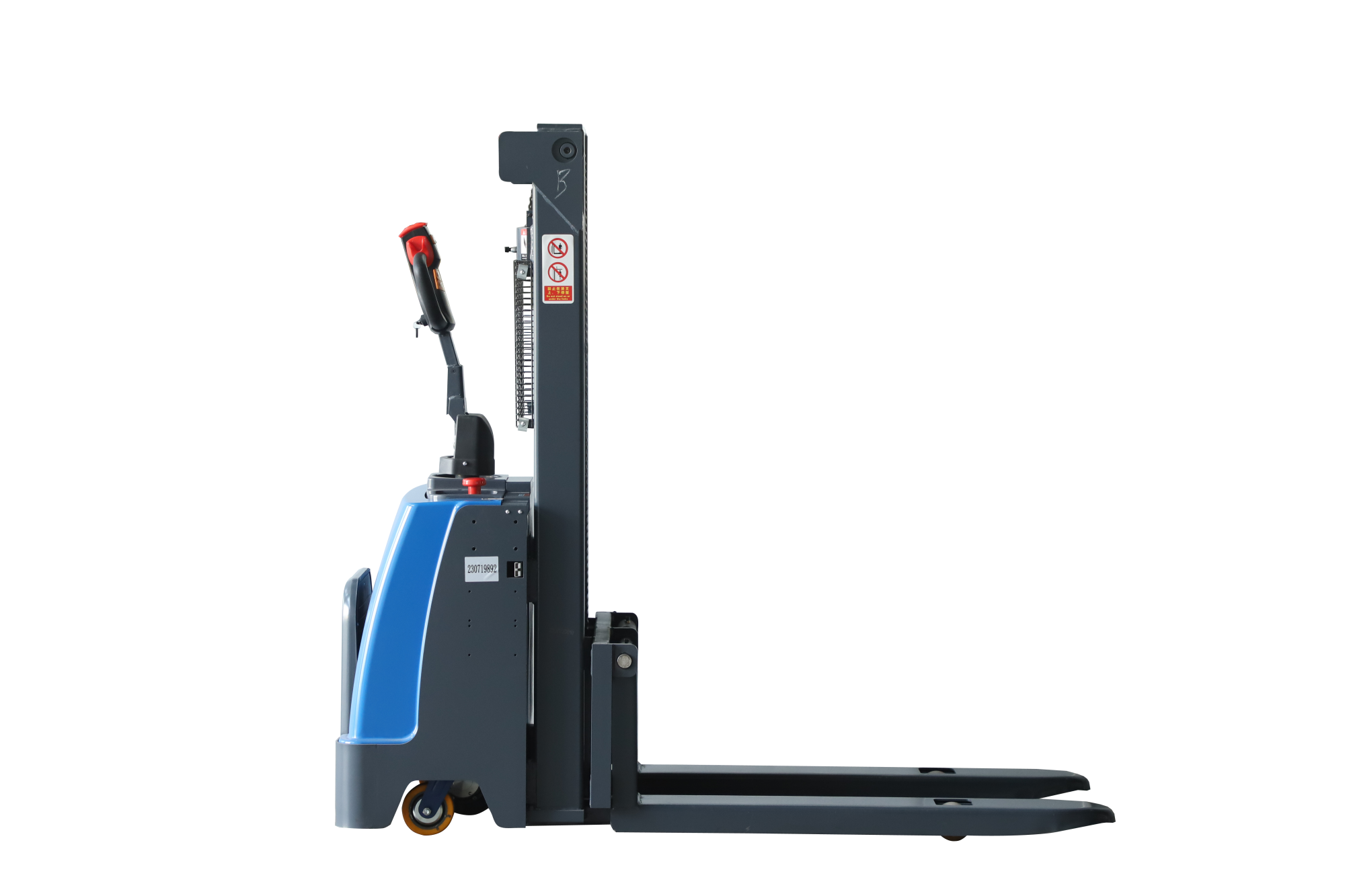 KLD-EH series 1.5T-2T 1.6m-3.5m electric pallet stacker